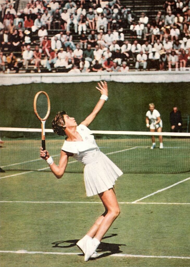 evolution of sports apparel 1950's tennis player