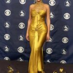 Beyoncé at the Met Gala Gold Balmain