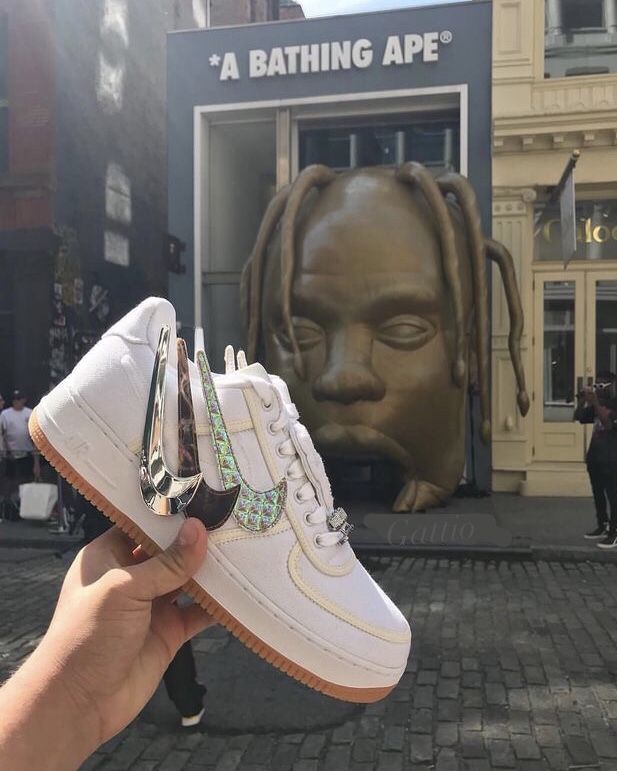 Travis Scott's Astroworld Aesthetic airforce 1