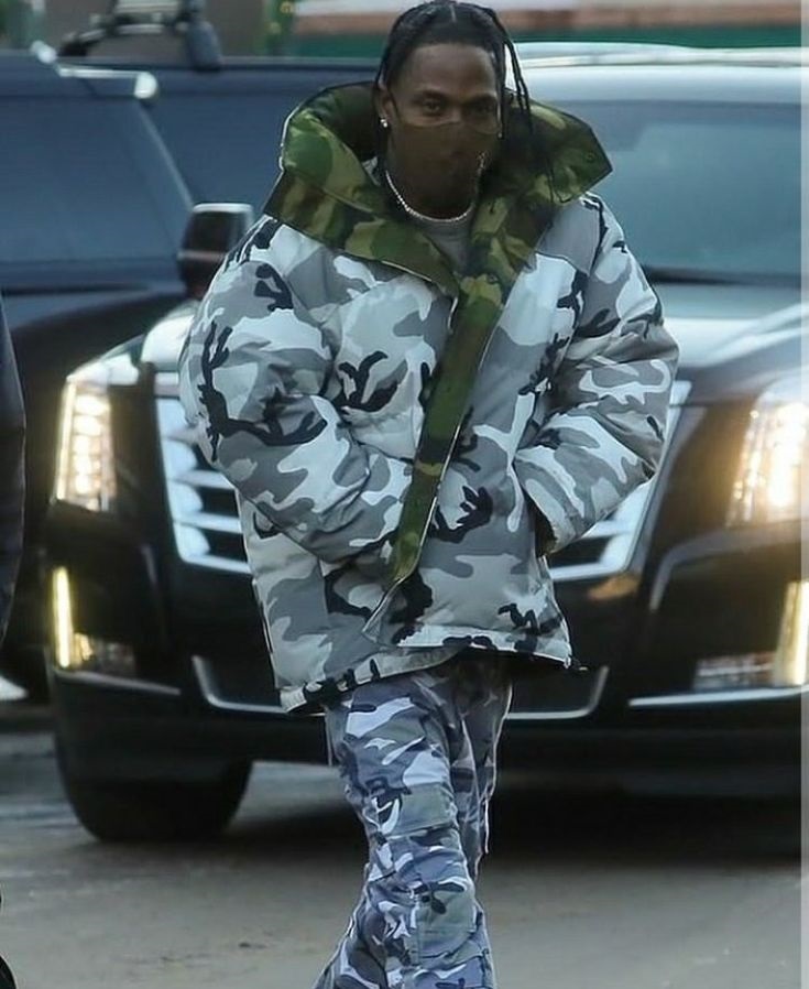 Travis Scott Met Gala camo