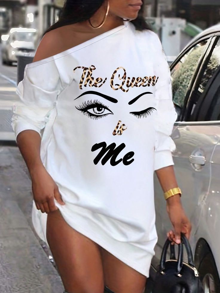 Trendy Long Shirt Dress Ideas for Every Occasion white graphic