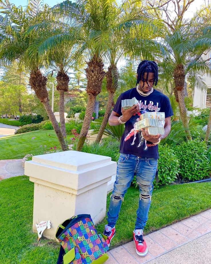 POLO G's style with money 