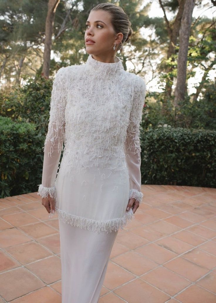 Sofia Richie white dress