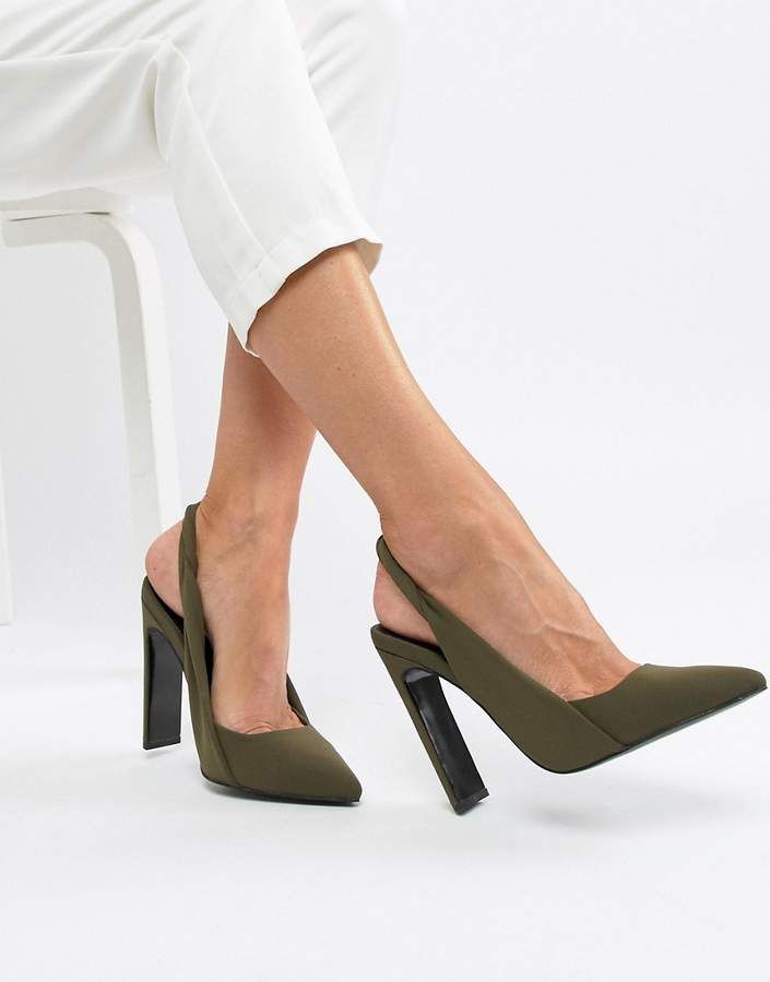 Colorful Slingback Heels