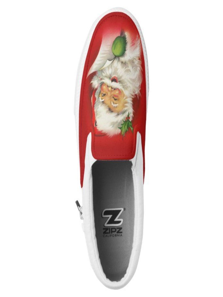 Santa Claus sneakers are the perfect addition this Christmas season