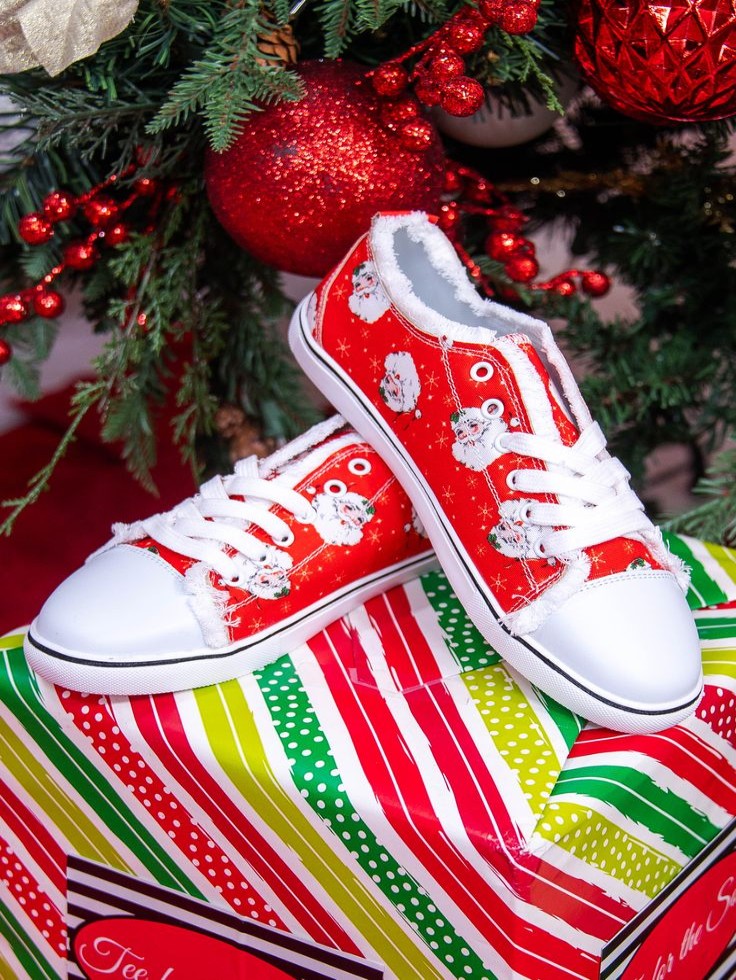 Classic Santa Claus Sneakers: Timeless and Trendy