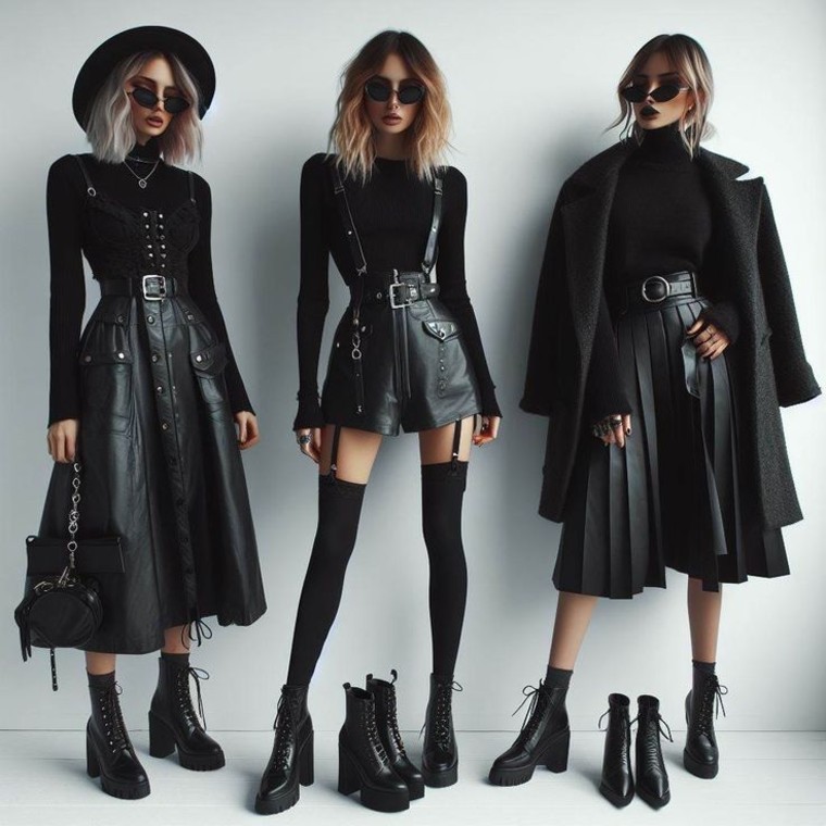 Coats for Gothic Glam Drama Statement