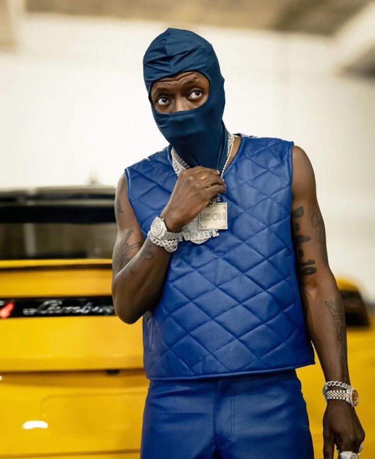 Shatta Wale Ninja look 