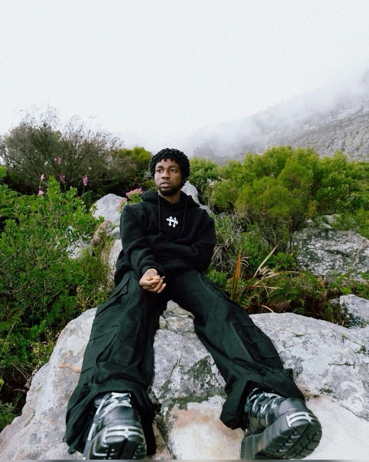 Omah Lay green hoodie