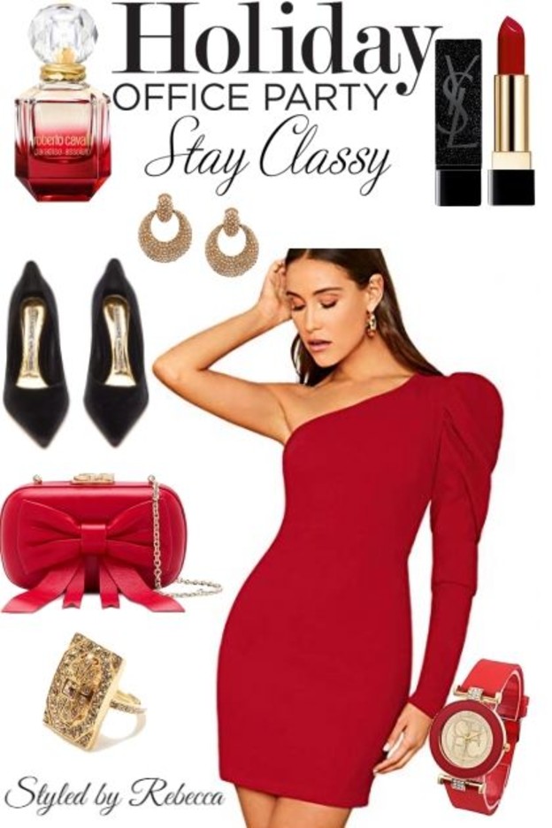 Must-Have Holiday Dresses for a Glam 2024-25 Look red dress