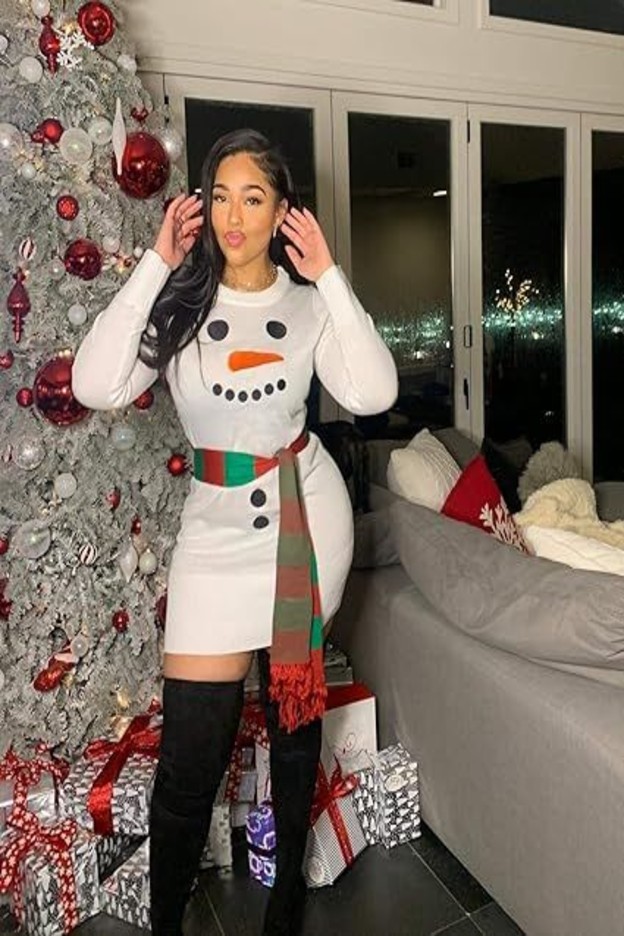 Must-Have Holiday Dresses for a Glam 2024-25 Look snowman dress
