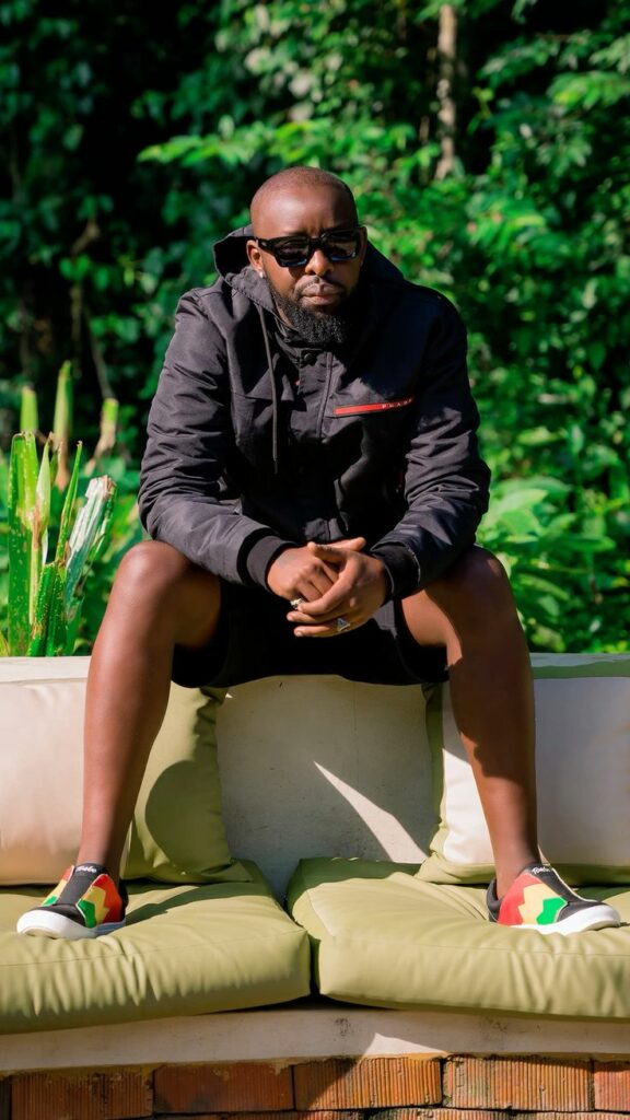 Eddy Kenzo in black jacket