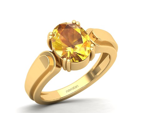 Yellow Sapphire solitaire