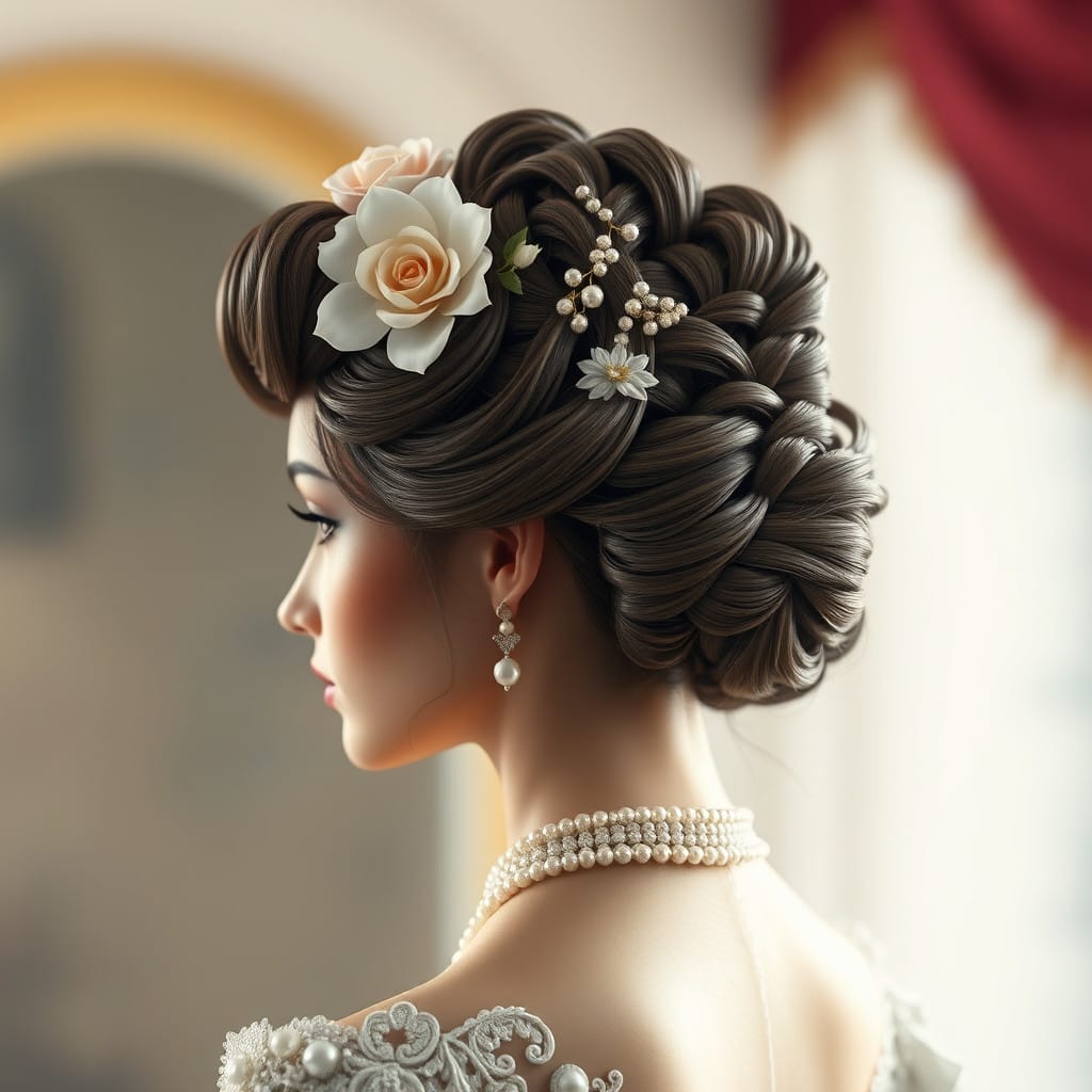 The updo hairstyle