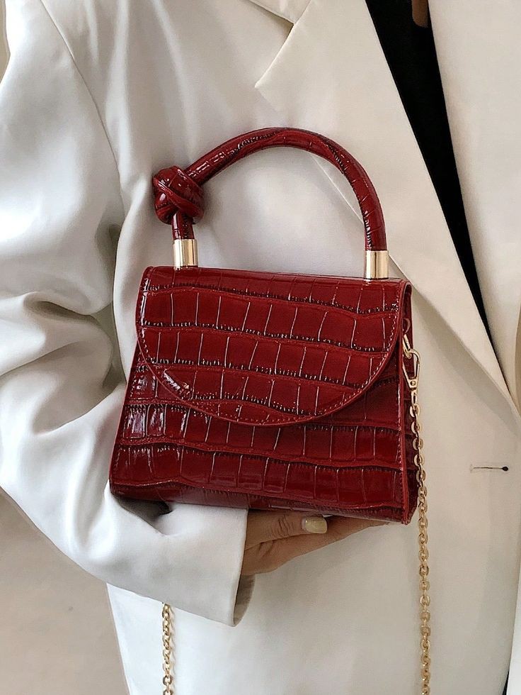 accessory trends red handbag