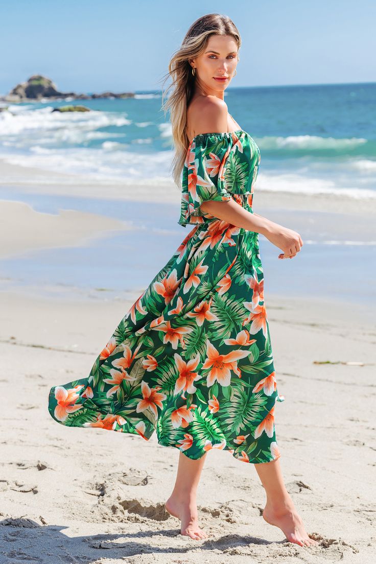 Floral Beachcomber Dress 4305