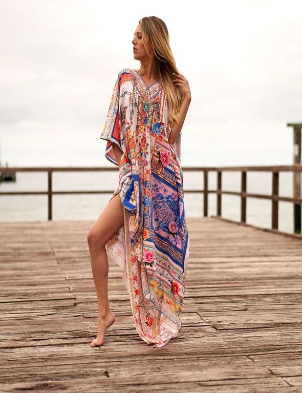 beach dresses multi colored