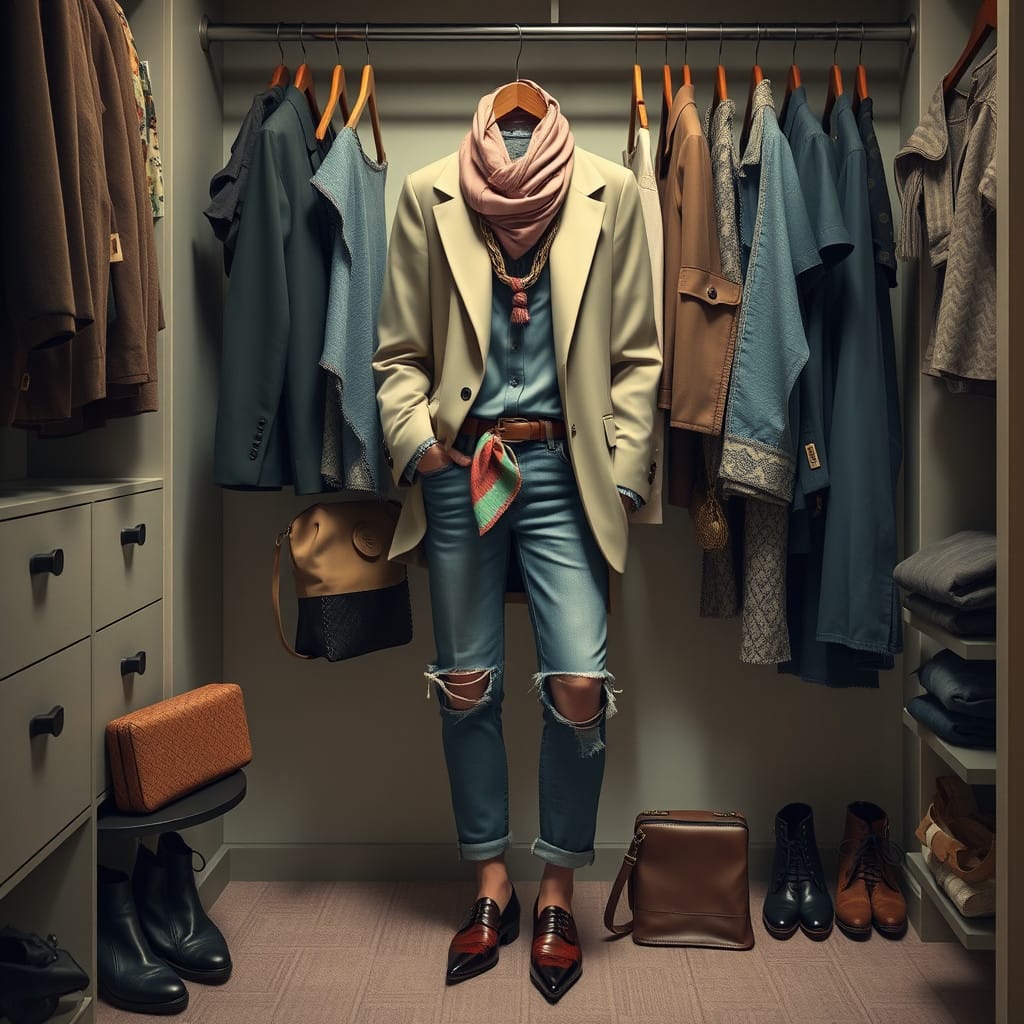 headless closet man. Weird