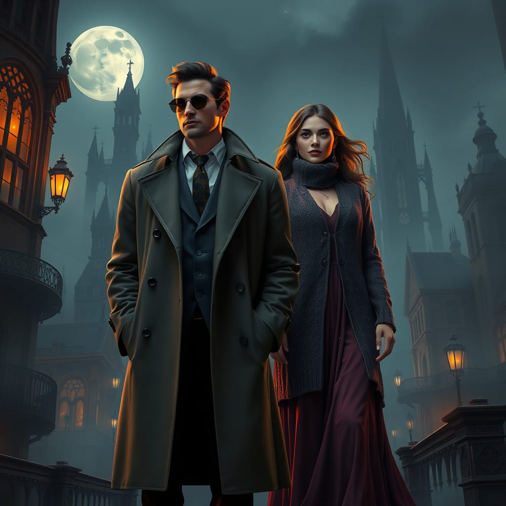 Office Fashion Tips for Professionals man in trench coat woman in long sweater