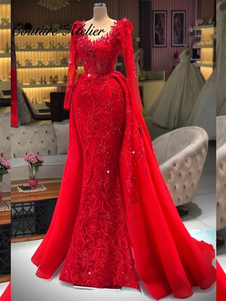 Sexy  Red Long Sleeve Dresses Trending 2025 5