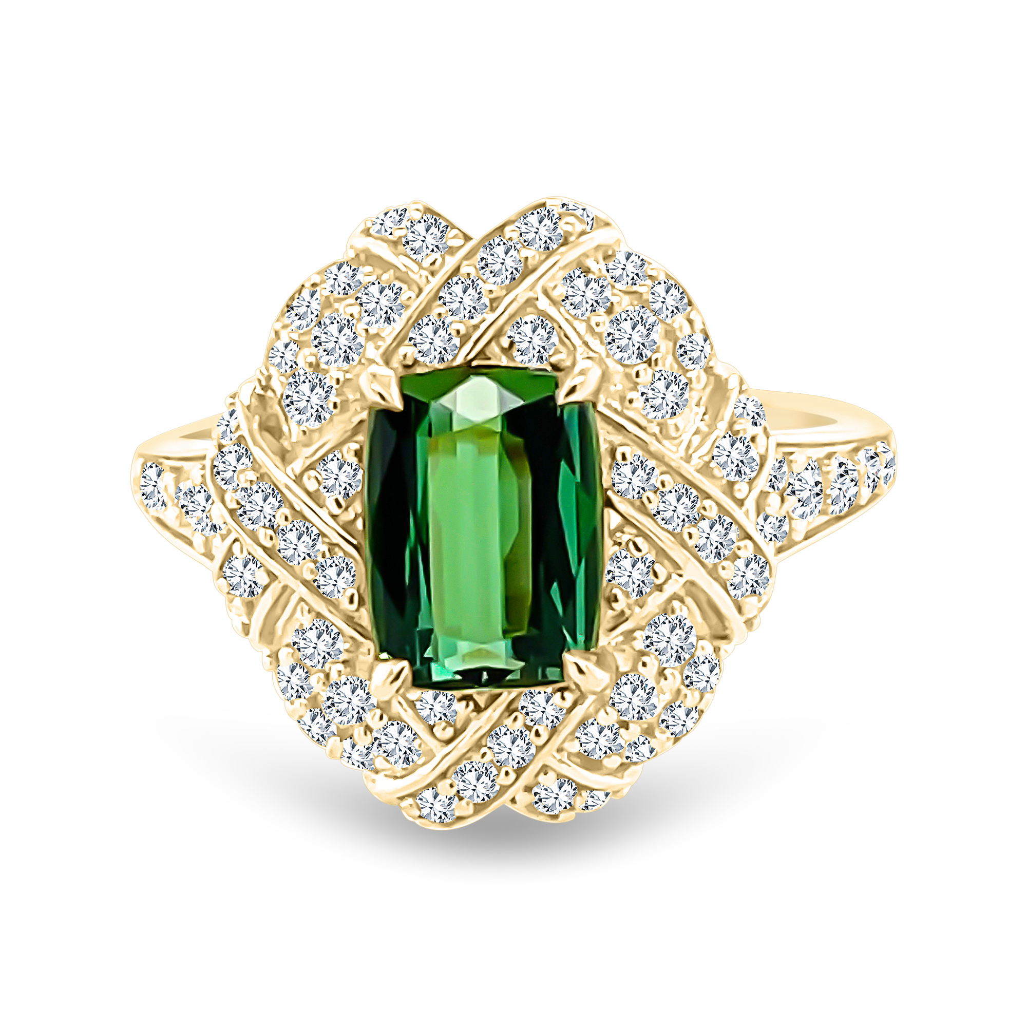 gold and gemstone jewelry tourmaline