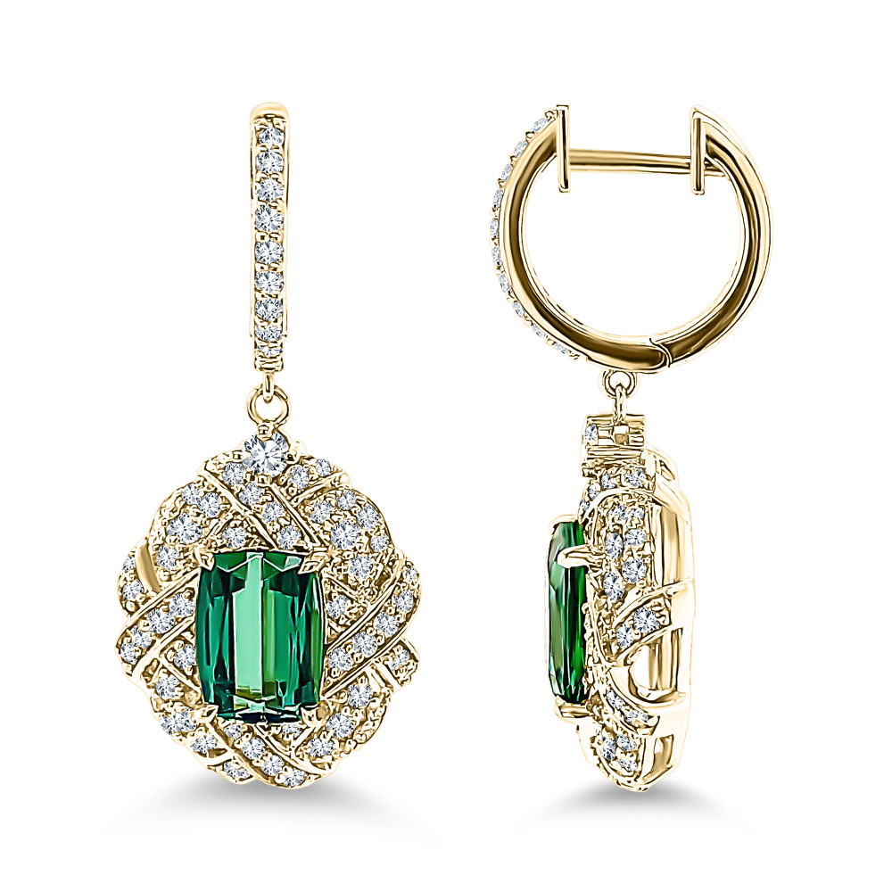 gold and gemstone jewelry tourmaline