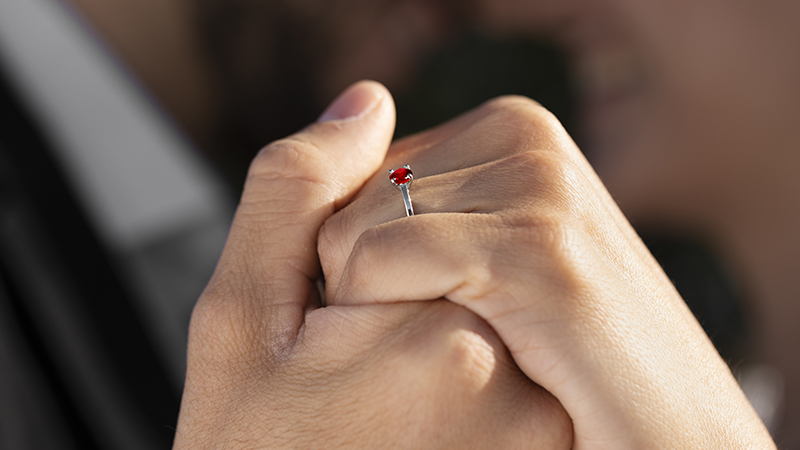 wedding ring ideas ruby