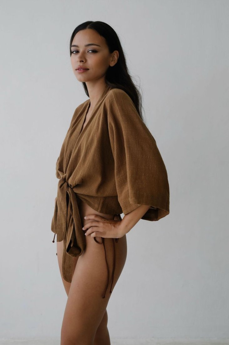 The Classic Cotton Wrap Tops