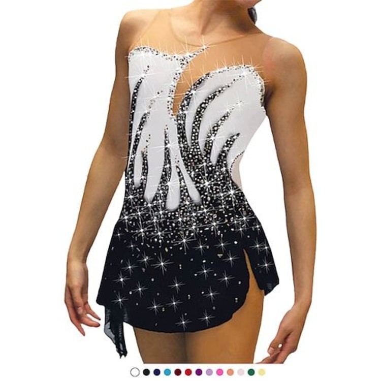 Light In The Box Figure Skating Dresses with Flared Skirts