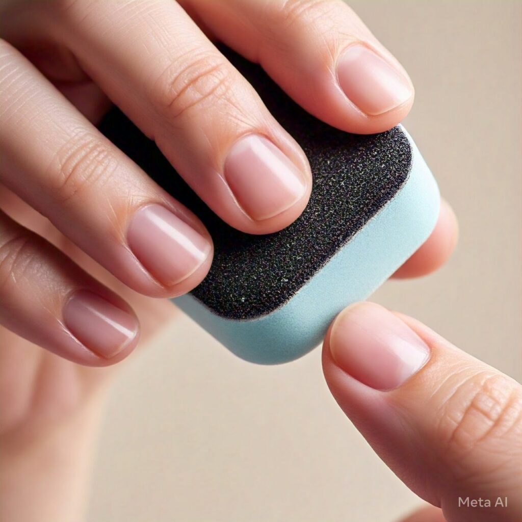 Nail care nail buffer