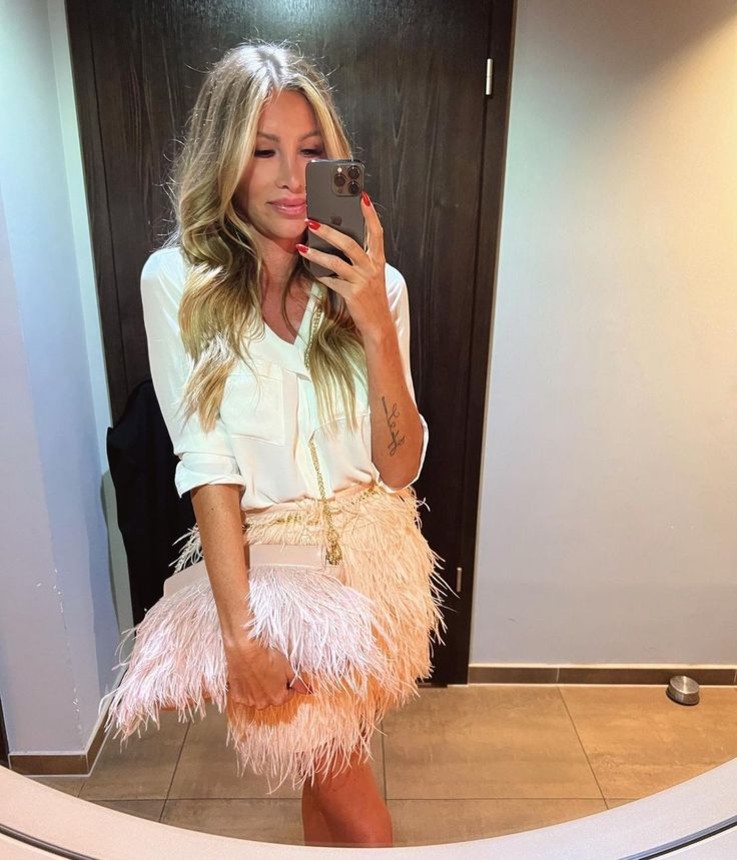 Contemporary Skirts with Metallic Embellishments