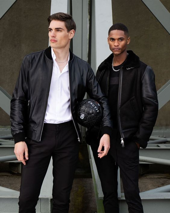 Classic Leather Men's bomber Jackets