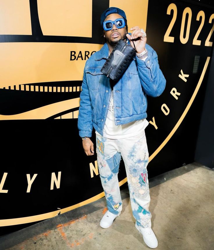 Fivio Foreign jean jacket 