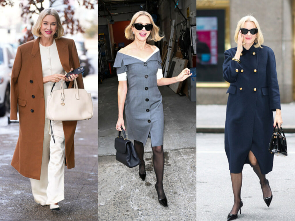 Naomi Watts Wears Five Fabulous Outfits in One Day to Promote Her Menopause Book in NYC