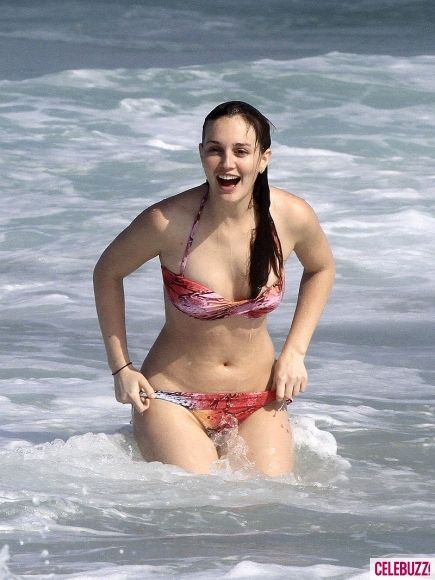 Striking Red Bikini Moments