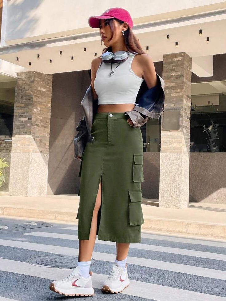 Cargo Skirts: Utility Meets Style