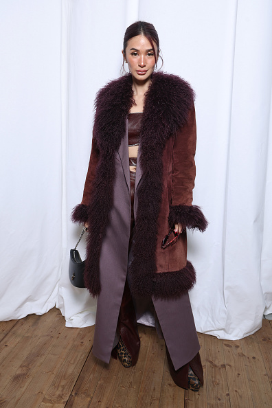 Heart Evangelista maroon jacket 