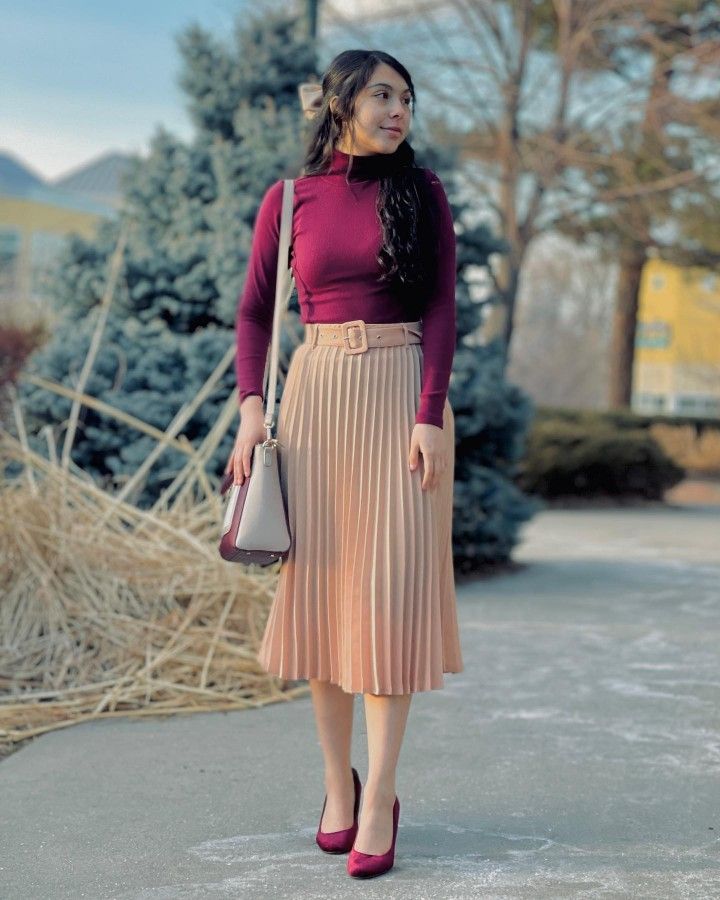 A-Line Spring Skirt for Flattering Silhouettes