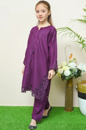 kids' winter dresses purple