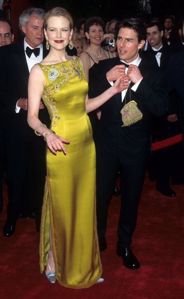 Nicole Kidman in The Stunning Chartreuse Dior Gown