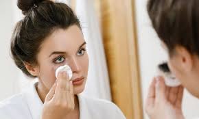 makeup removal cleaning under eyes