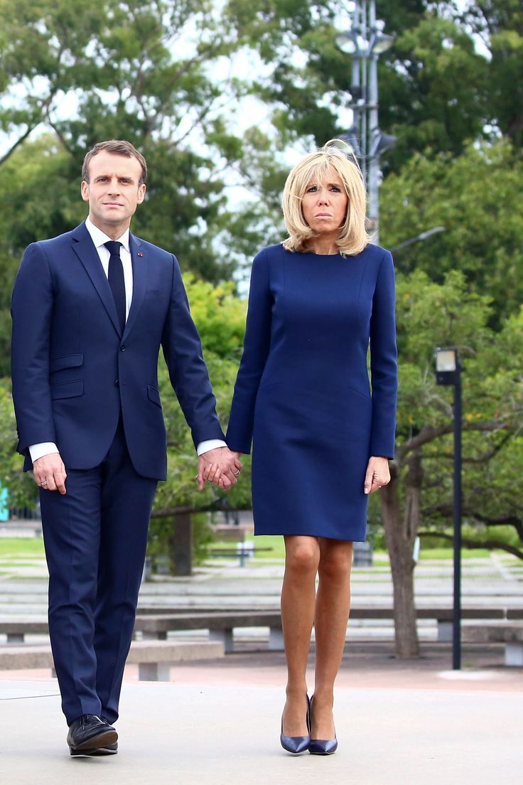 Brigitte Macron in Soft Pastel Elegance