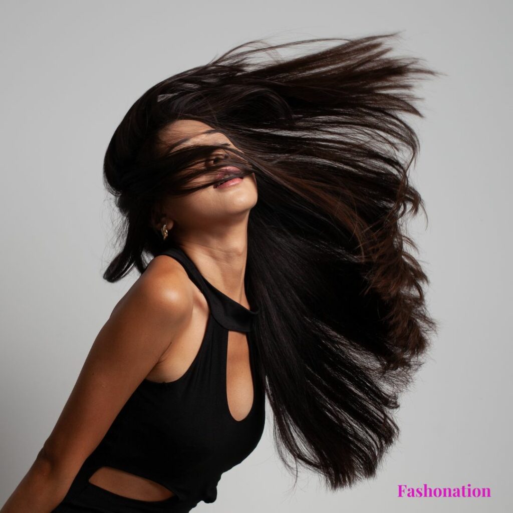 skincare and haircare salon style hair