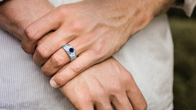 saphire gemstone rings