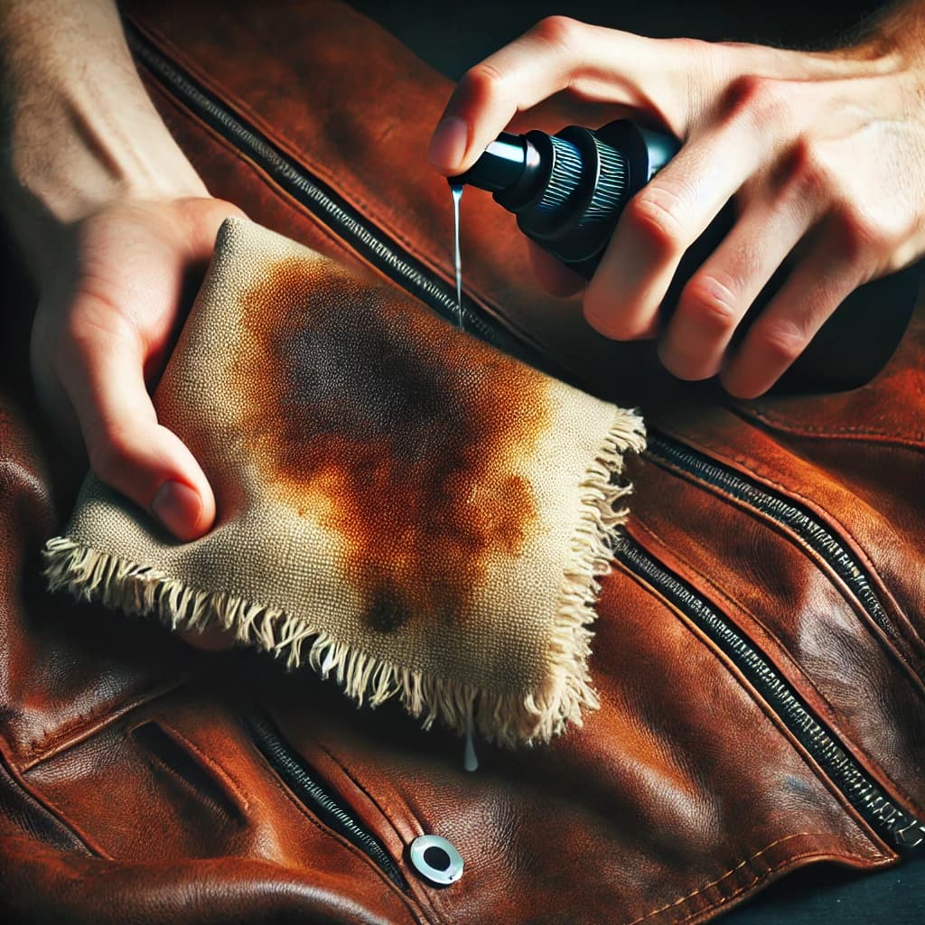 clean ink stains from leather leather cleaner