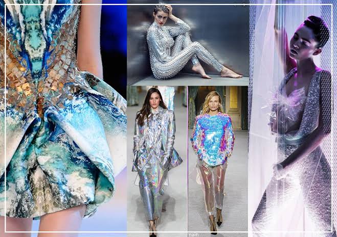 DIY fashion hacks metalic fabrics