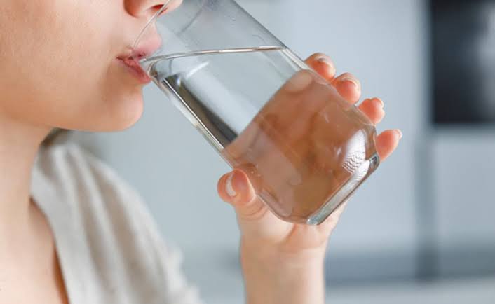 drinking water