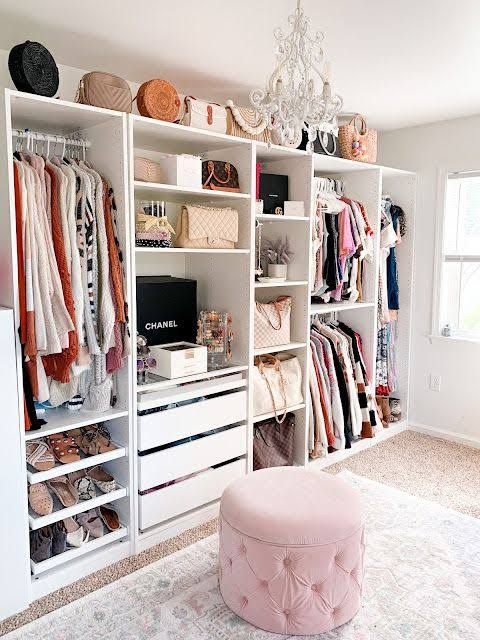versatile wardrobe clothes shelving 