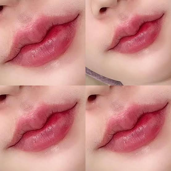 Different lip finishes 