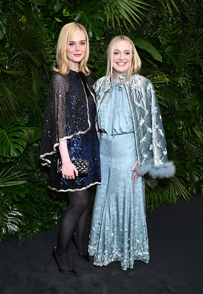 Elle Fanning at the Charles Finch Pre-Oscar Awards Dinner